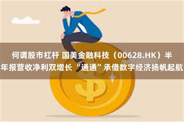 何谓股市杠杆 国美金融科技（00628.HK）半年报营收净利双增长 “通通”承借数字经济扬帆起航